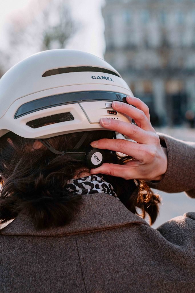 casque vélo femme crème Gamel Helmets